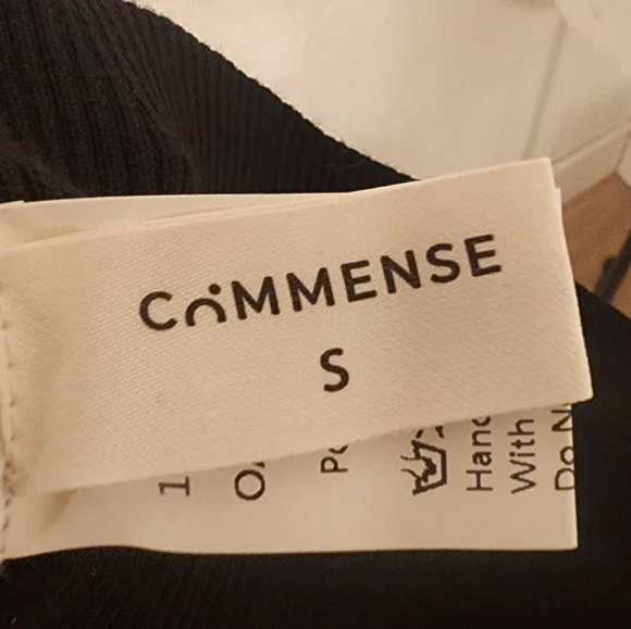 Commense Black and White Long Sleeve Top - Picture 5 of 6